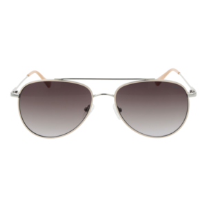 Esprit Sonnenbrille ET39197 56565 – Frontansicht mit Metall Rahmen und Braun Gläsern
