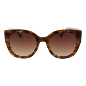 Esprit Sonnenbrille ET39303 52545 – Frontansicht mit Kunststoff Rahmen und Braun Gläsern