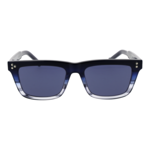 Hally & Son Sonnenbrille HSA19V 5303S – Frontansicht mit Azetat Rahmen und Blau Gläsern