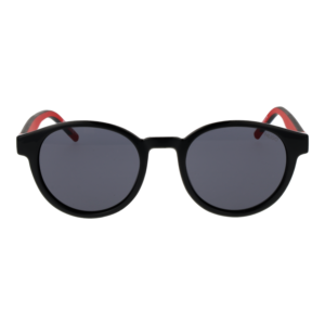 Hugo Sonnenbrille HG 1390/S 51807IR – Frontansicht mit Kunststoff Rahmen und Grau Gläsern