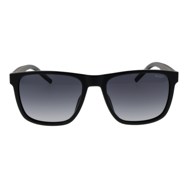 Hugo Sonnenbrille HG 1391/G/S 568079O – Frontansicht mit Kunststoff Rahmen und Grau Gläsern
