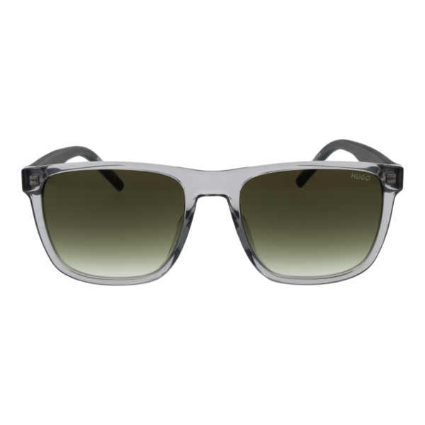 Hugo Sonnenbrille HG 1391/G/S 56KB79K – Frontansicht mit Kunststoff Rahmen und Oliv Gläsern