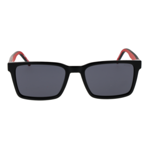 Hugo Sonnenbrille HG 1392/S 55807IR – Frontansicht mit Kunststoff Rahmen und Grau Gläsern