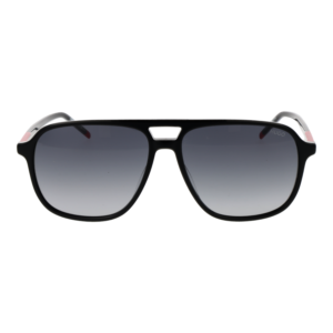 Hugo Sonnenbrille HG 1398/S 588079O – Frontansicht mit Azetat Rahmen und Grau Gläsern