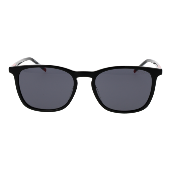 Hugo Sonnenbrille HG 1399/S 53807IR – Frontansicht mit Azetat Rahmen und Grau Gläsern