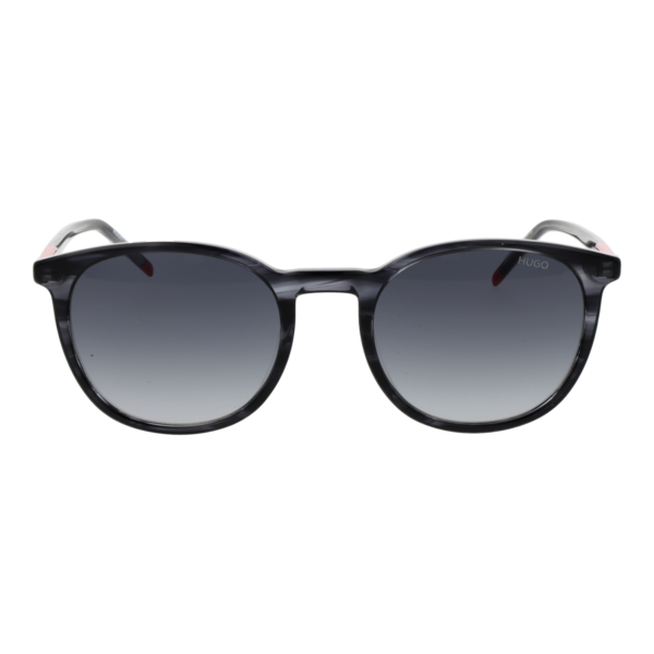 Hugo Sonnenbrille HG 1400/G/S 532W89O – Frontansicht mit Azetat Rahmen und Grau Gläsern