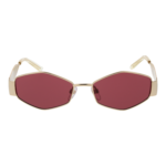 Marc Jacobs Sonnenbrille MARC 496/SHINY 55NOA4S – Frontansicht mit Metall Rahmen und Rosa Gläsern