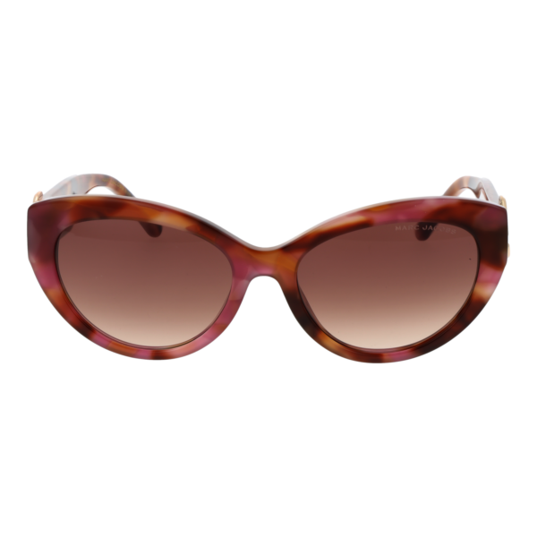 Marc Jacobs Sonnenbrille MARC 883/S 540B0HA – Frontansicht mit Azetat Rahmen und Rosa Gläsern