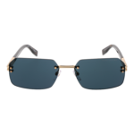 Marc Jacobs Sonnenbrille MARC 902/S 6006JMT – Frontansicht mit Metall Rahmen und Türkis Gläsern