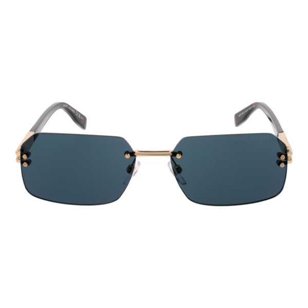 Marc Jacobs Sonnenbrille MARC 902/S 6006JMT – Frontansicht mit Metall Rahmen und Türkis Gläsern