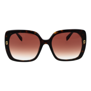 Marc Jacobs Sonnenbrille MJ 1138/S 56086HA – Frontansicht mit Azetat Rahmen und Kupfer Gläsern