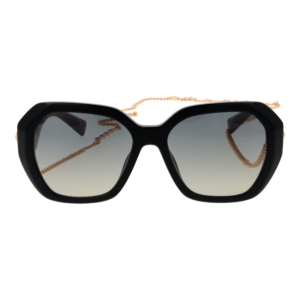 Missoni Sonnenbrille MIS 0268/G/S 55807PR – Frontansicht mit Azetat Rahmen und Türkis Gläsern