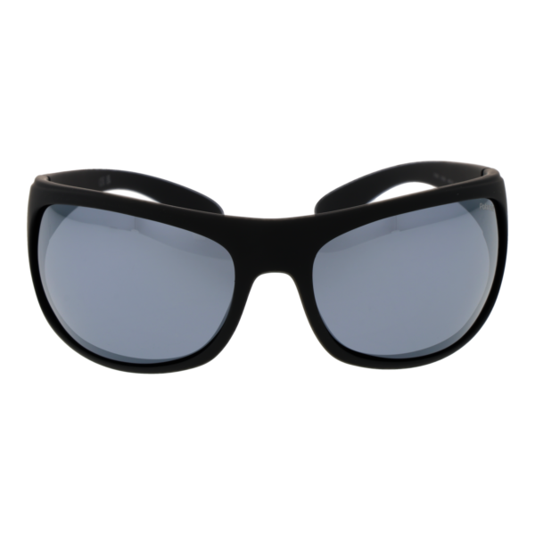 Polaroid Sonnenbrille 07886 66003EX – Frontansicht mit Kunststoff Rahmen und Grau Gläsern