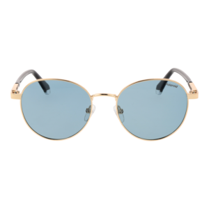 Polaroid Sonnenbrille PLD 4197/S/X 53J5GM9 – Frontansicht mit Metall Rahmen und Blau Gläsern