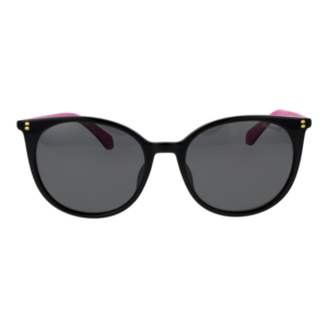 Polaroid Sonnenbrille PLD 4208/S/X 55807M9 – Frontansicht mit Polycarbonat Rahmen und Grau Gläsern