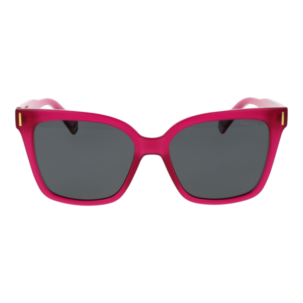 Polaroid Sonnenbrille PLD 6192/S 54MU1M9 – Frontansicht mit Polycarbonat Rahmen und Grau Gläsern