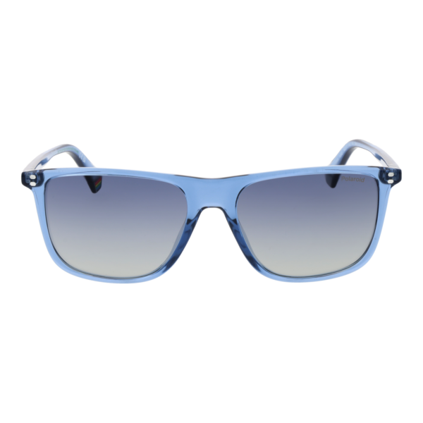 Polaroid Sonnenbrille PLD 6232/S 55PJPZ7 – Frontansicht mit Polycarbonat Rahmen und Blau Gläsern
