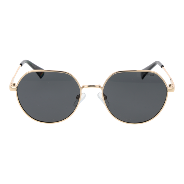 Polaroid Sonnenbrille PLD 6236/S/X 54RHLM9 – Frontansicht mit Metall Rahmen und Grau Gläsern