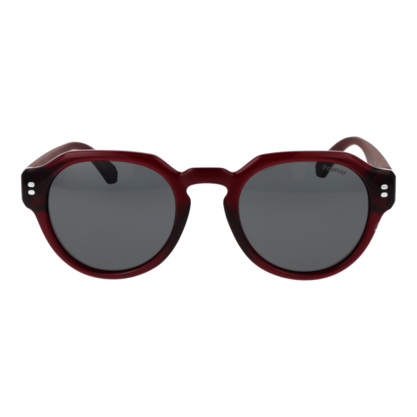 Polaroid Sonnenbrille PLD 6249/S/X 50LHFM9 – Frontansicht mit Polycarbonat Rahmen und Grau Gläsern