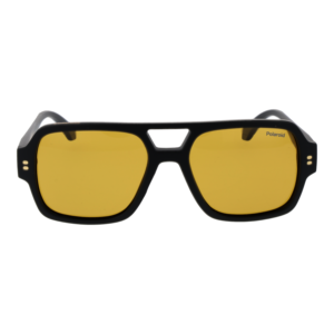 Polaroid Sonnenbrille PLD 6250/S/X 54003MU – Frontansicht mit Polycarbonat Rahmen und Gelb Gläsern
