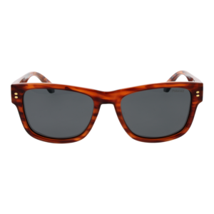 Polaroid Sonnenbrille PLD 6252/S/X 55L9GM9 – Frontansicht mit Kunststoff Rahmen und Grau Gläsern