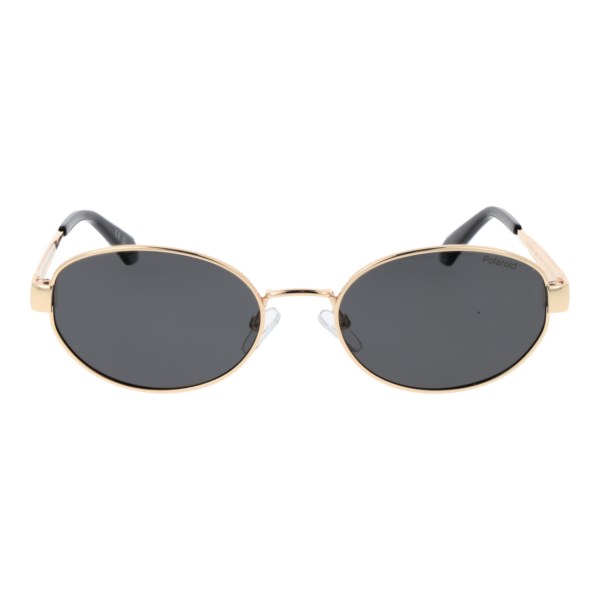 Polaroid Sonnenbrille PLD 6254/S/X 55J5GM9 – Frontansicht mit Metall Rahmen und Grau Gläsern