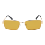 Polaroid Sonnenbrille PLD 6255/S/X 56LPEMU – Frontansicht mit Metall Rahmen und Gelb Gläsern