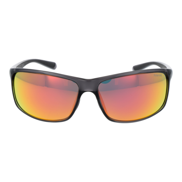 Polaroid Sonnenbrille PLD 7036/S 63KB7OZ – Frontansicht mit Kunststoff Rahmen und Blau Gläsern