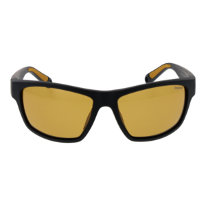 Polaroid Sonnenbrille PLD 7037/S 60PGCMU – Frontansicht mit Kunststoff Rahmen und Gelb Gläsern