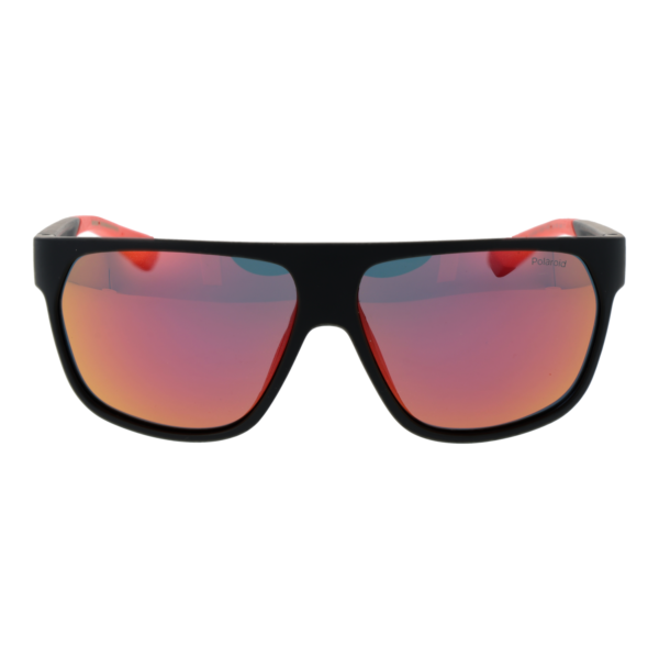 Polaroid Sonnenbrille PLD 7053/S 60BLXOZ – Frontansicht mit Polycarbonat Rahmen und Blau Gläsern