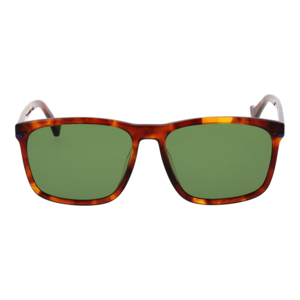 Replay Sonnenbrille RY485V 5602S – Frontansicht mit Azetat Rahmen und Grün Gläsern