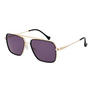 Replay Sonnenbrille RY659S 5501 – Frontansicht mit Metall Rahmen und Lila Gläsern