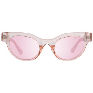 Skechers Sonnenbrille SE6100 4972S – Frontansicht mit Kunststoff Rahmen und Pink Gläsern