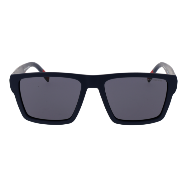 Tommy Hilfiger Sonnenbrille TH 2324/S 56PJPIR – Frontansicht mit Polyamid Rahmen und Grau Gläsern