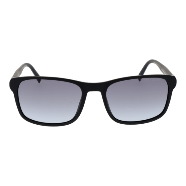 Tommy Hilfiger Sonnenbrille TH 2325/S 56PJPGB – Frontansicht mit Polyamid Rahmen und Grau Gläsern