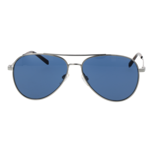 Tommy Hilfiger Sonnenbrille TH 2336/S 586LBKU – Frontansicht mit Metall Rahmen und Blau Gläsern