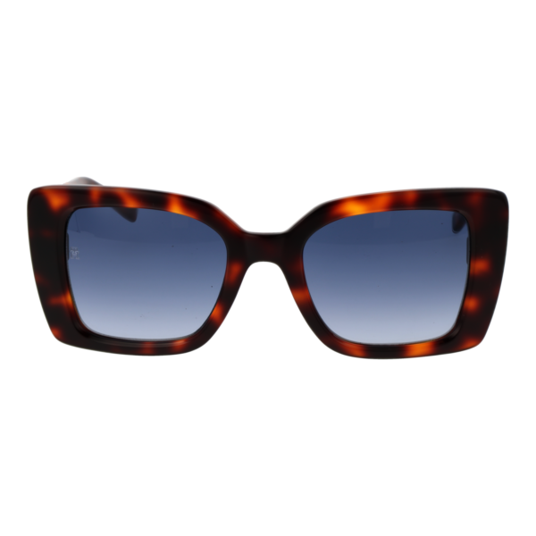 Tommy Hilfiger Sonnenbrille TH 2341/S 5105L08 – Frontansicht mit Azetat Rahmen und Blau Gläsern