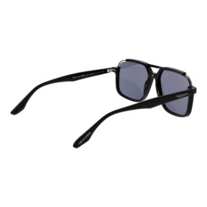 Rückansicht der Trussardi Sonnenbrille TSM9037 58A01 – Azetat & Edelstahl Rahmen