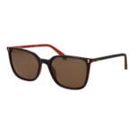 Polaroid Quadrat Sonnenbrille PLD 4209/S/X 56086SP in Havana – 45° Seitenansicht