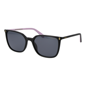 Polaroid Quadrat Sonnenbrille PLD 4209/S/X 56807M9 in Schwarz – 45° Seitenansicht