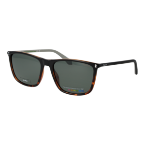 Polaroid Quadrat Sonnenbrille PLD 4210/S/X 59WR7UC in Schwarz – 45° Seitenansicht