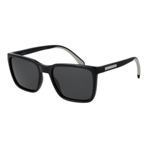 Polaroid Quadrat Sonnenbrille PLD 2175/S/X 54807M9 in Schwarz – 45° Seitenansicht