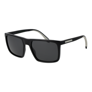 Polaroid Quadrat Sonnenbrille PLD 2176/S/X 56807M9 in Schwarz – 45° Seitenansicht
