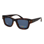 Polaroid Rechteck Sonnenbrille PLD 6256/S/X 49086C3 in Havana – 45° Seitenansicht