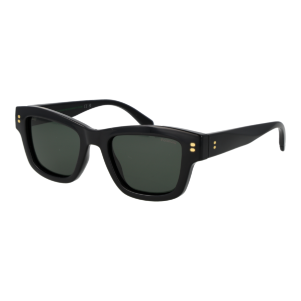 Polaroid Rechteck Sonnenbrille PLD 6256/S/X 49807UC in Schwarz – 45° Seitenansicht