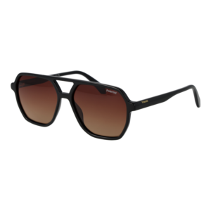 Polaroid Pilotenbrille Sonnenbrille PLD 4218/S 56807LA in Schwarz – 45° Seitenansicht