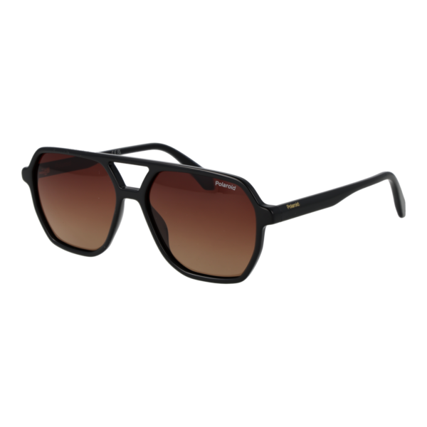 Polaroid Sonnenbrille PLD 4218/S 56807LA – 45° Seitenansicht Polaroid Pilotenbrille Sonnenbrille PLD 4218/S 56807LA in Schwarz – 45° Seitenansicht