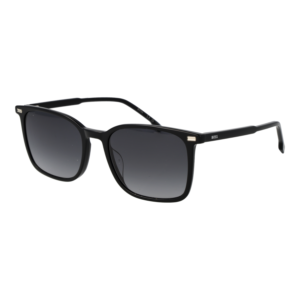 Boss Quadrat Sonnenbrille BOSS 2004/G/S 558079O in Schwarz – 45° Seitenansicht