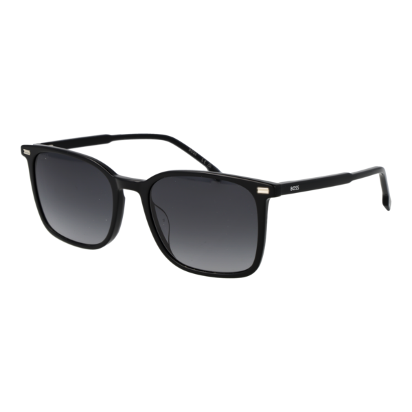 Boss Quadrat Sonnenbrille BOSS 2004/G/S 558079O in Schwarz – 45° Seitenansicht