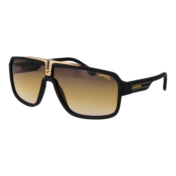 Carrera Sonnenbrille CARRERA 1091/S 65I46N4 – 45° Seitenansicht Carrera Quadrat Sonnenbrille CARRERA 1091/S 65I46N4 in Schwarz – 45° Seitenansicht